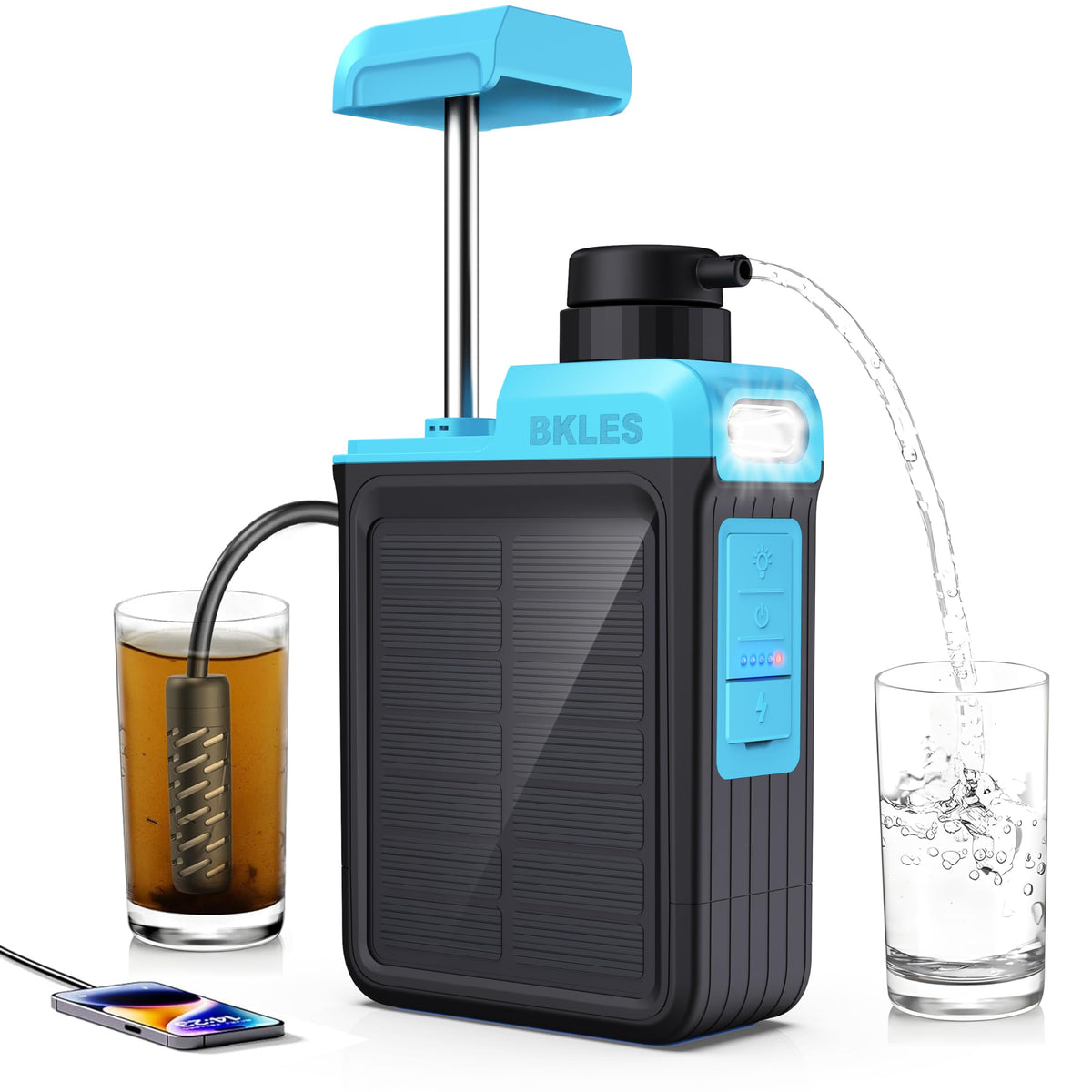 3-in-1 Water Filter System for Survival Gear & Emergency - Image 1
