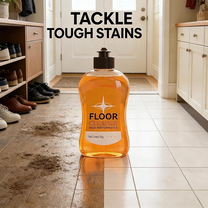 SAKER Stain Removing Floor Cleaner - 2026 New Acid Free Enzyme Formula, Concentrated Multi-Surface Solution for Hardwood/Stone/Tile/Laminate/Vinyl (3, 3.38 FL.OZ)