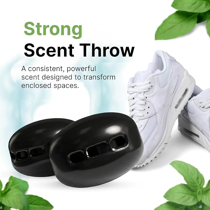 Premium Shoe Deodorizer (Pack of 6) | Scented Odor Ball for Shoes | Long-Lasting | Multi-use Shoe Deodorant for Shoes, Closet, and Bags by Perfa