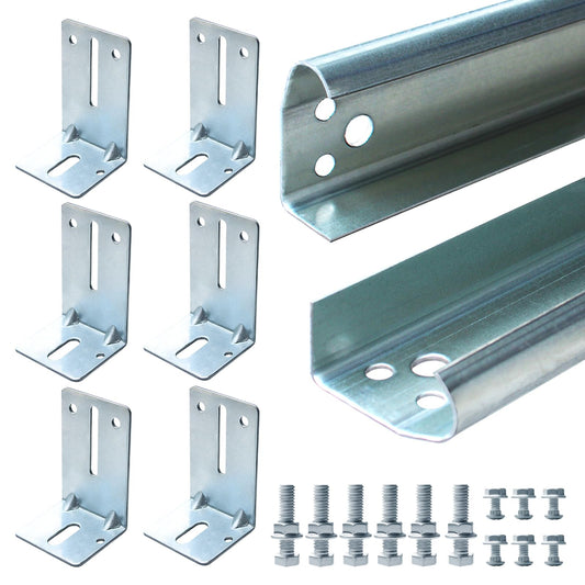 Garage Door Vertical Track Replacement with Jamb Bracket - Image 1