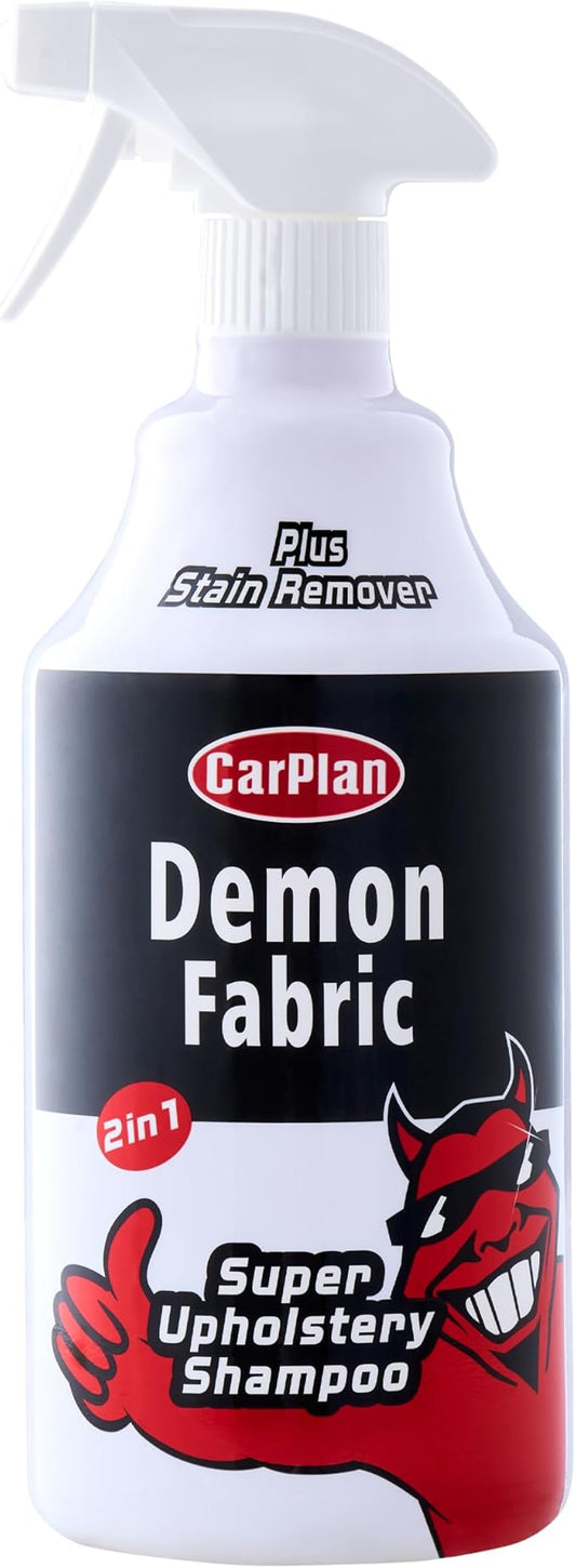 CarPlan Demon Fabric 34 fl Oz (1L) - Super Upholstery Shampoo