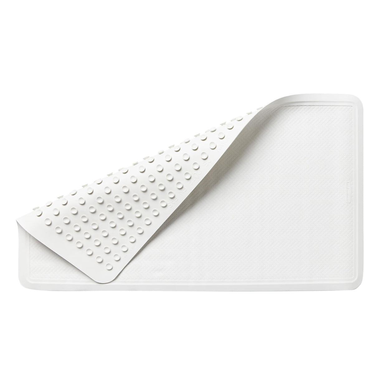 Rubbermaid Commercial Products Safti-Grip Bath Mat, Large, White, Suction-Backed, for Commercial/Residential Use for Home/Hotel/Shower/Bathtub