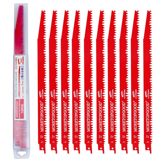 12 Inch Wood Pruning Reciprocating Saw Blades for Trees, 10pcs - Image 1