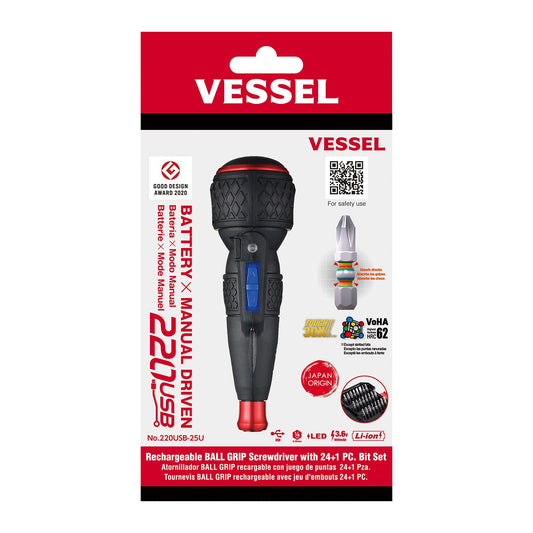 (US Model) VESSEL e-ASSIST Screwdriver Higher Torque w/ | Hand Tools - Image 1