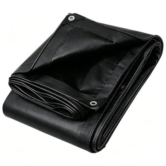 Heavy Duty Waterproof Tarp, 12x12FT Premium Plastic - Image 1