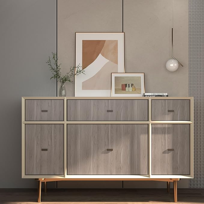 Light Wood Contact Paper for Cabinets Wood Grain Vinyl Wrap Grey Wood Wallpaper Peel and Stick Countertop Covers with Air Guide Slot Design 16"x 118" Light Brown Natural Wood Paper Sticker