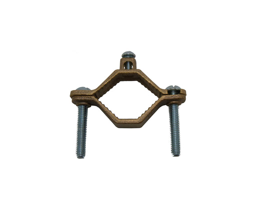 1-1/4" to 2" Bronze Water Pipe Ground Clamp - High | Hand Tools - Image 1