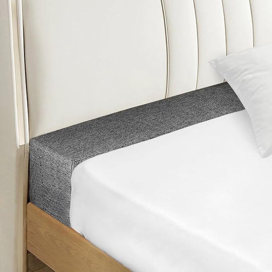 Bed Gap Filler - High-Density Crack Filler with Removable Cover, Mattress Extender for Headboard Gap, Dark Gray, 78"x2"x8", King
