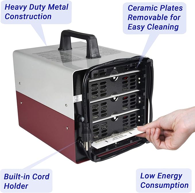Estate 4000 Ozone Generator for Eliminating Odors from Large Homes & Offices, Townhouses and Commercial Spaces at their Source - Easily Treats Up To 4000 Sq Ft