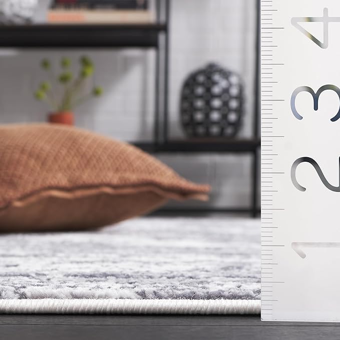 SAFAVIEH Area Rug 11x15 - Amelia Collection - Large - Charcoal & Ivory, Modern Abstract Design, Non-Shedding & Easy to Clean, Ideal for Living Room, Bedroom, Dining Space (ALA705H)