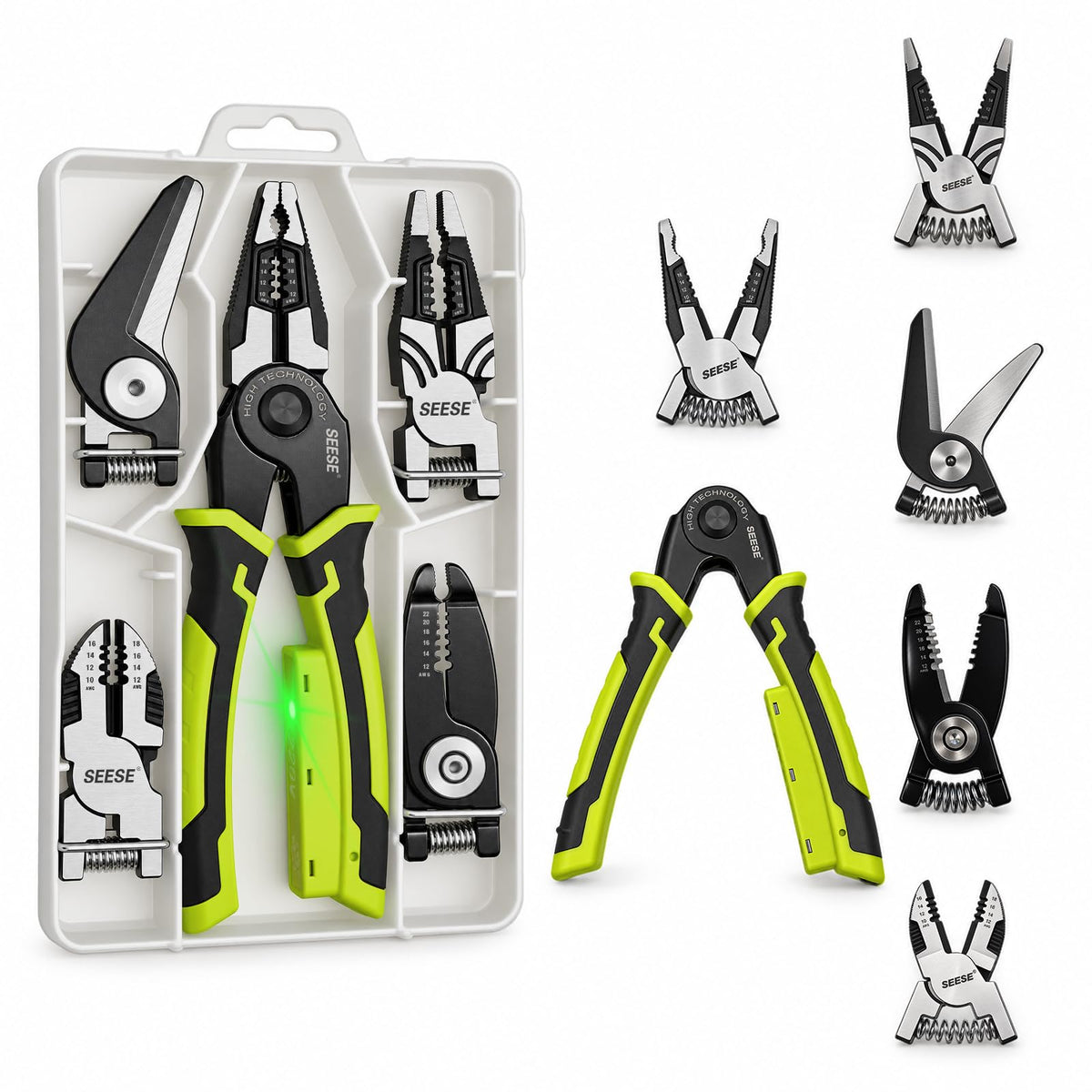 SEESE Wire Stripper for 10-22 AWG wires, Multi-Purpose - Image 1