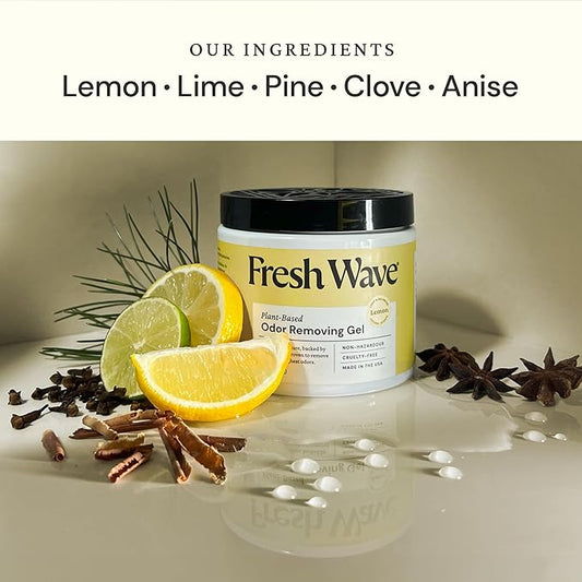Natural plant-based lemon scent odor eliminator
