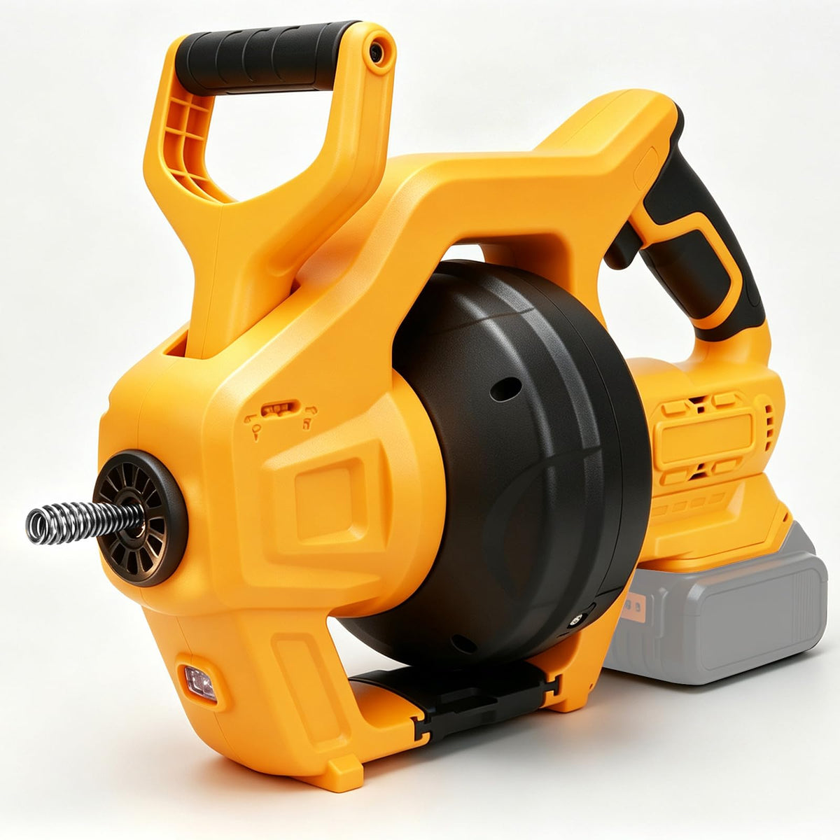 Cordless Drain Snake Compatible with Dewalt 20V Battery - Image 1