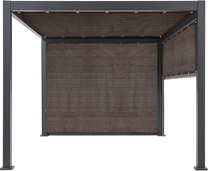 Fence Privacy Screen Balcony Sun Shade Cloth 6'6"x6'6" 80% Shade Fabric Outdoor Patio Screens Mesh Panels Apartments Railing Cover UV Protection for Backyard Garden Porch Deck