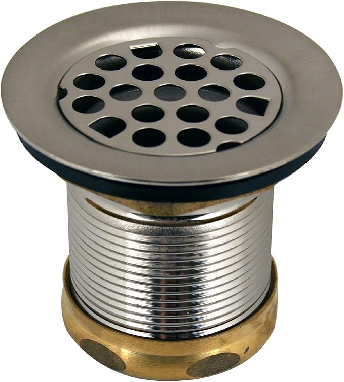 Westbrass Grid Basket Style Bar Sink Strainer, Stainless Steel, D2181-20