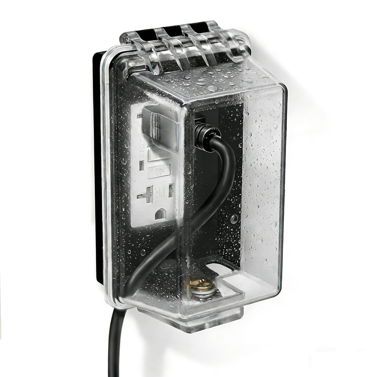 Outdoor Outlet Cover in-Use Weatherproof (1 pack) - Image 1