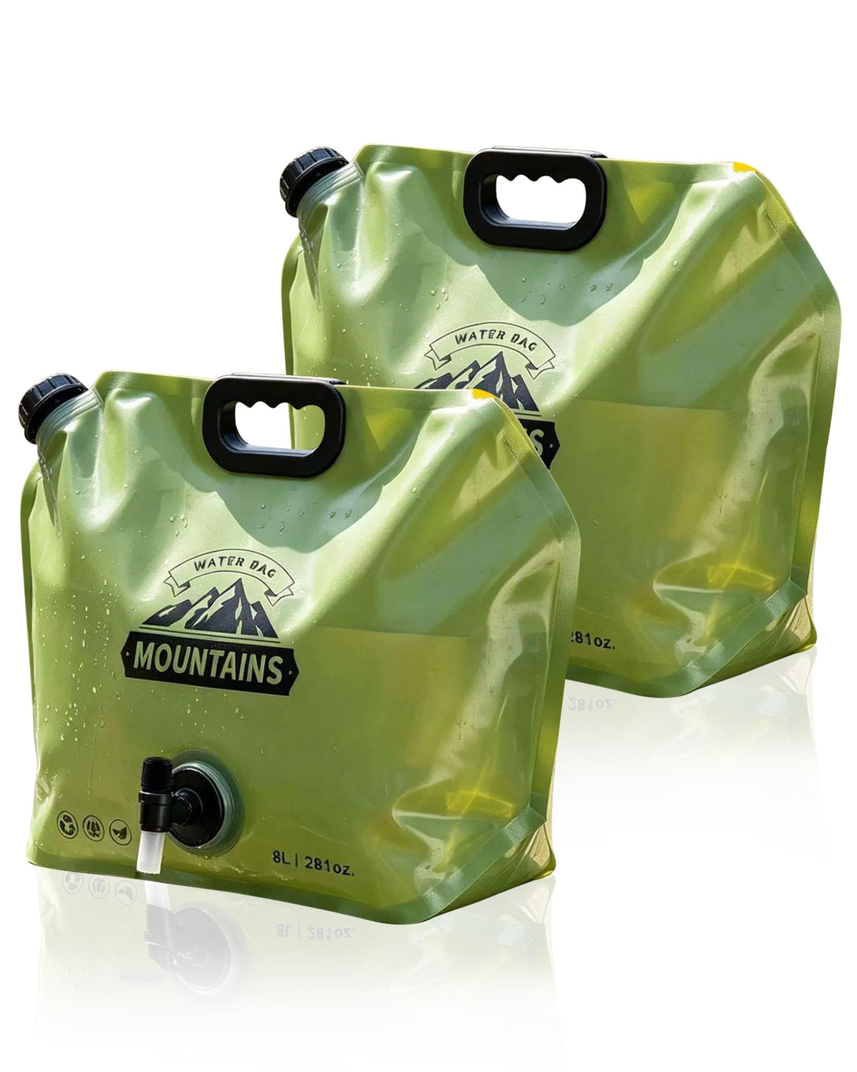 Collapsible Water Container, BPA Free Food Grade - Image 1