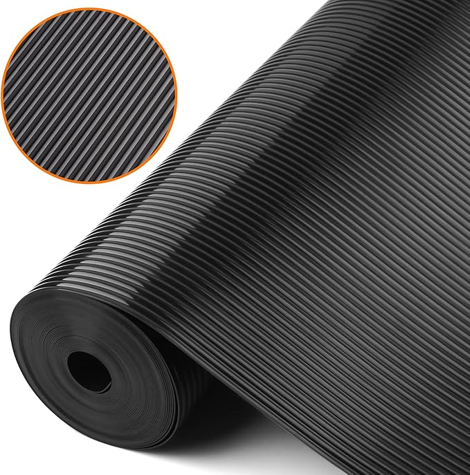 Shelf Liners for Kitchen Cabinets Non Adhesive Drawer Liner EVA Material Cupboard Mat Refrigerator Mats Washable Fridge Liner for Cabinet, Storage and Desks 11.8 x 59 Inches
