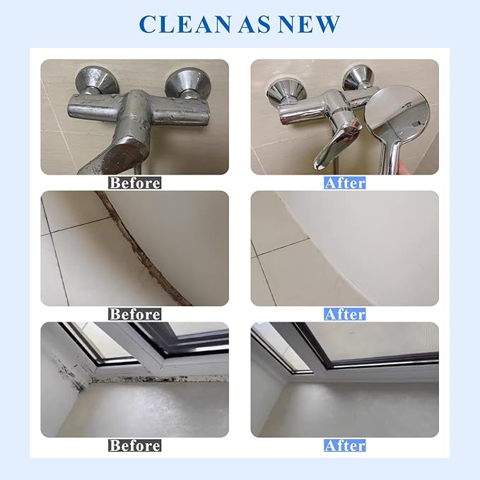 Household Mold Stain Remover Gel - Grout & Kitchen Sink Cleaner 2-Pack