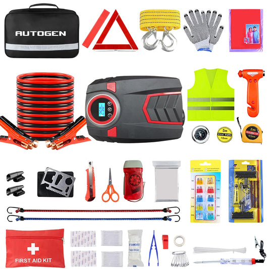 Car Emergency Kit, Car Emergency Kits for Vehicles with 6 - Image 1