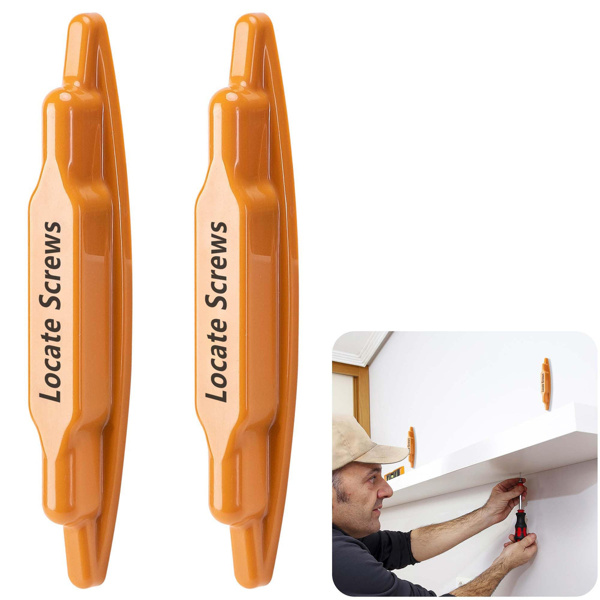 2 Pcs Stud Finder Magnet, Powerful Magnetic Wall Stud | Home Repair - Image 1