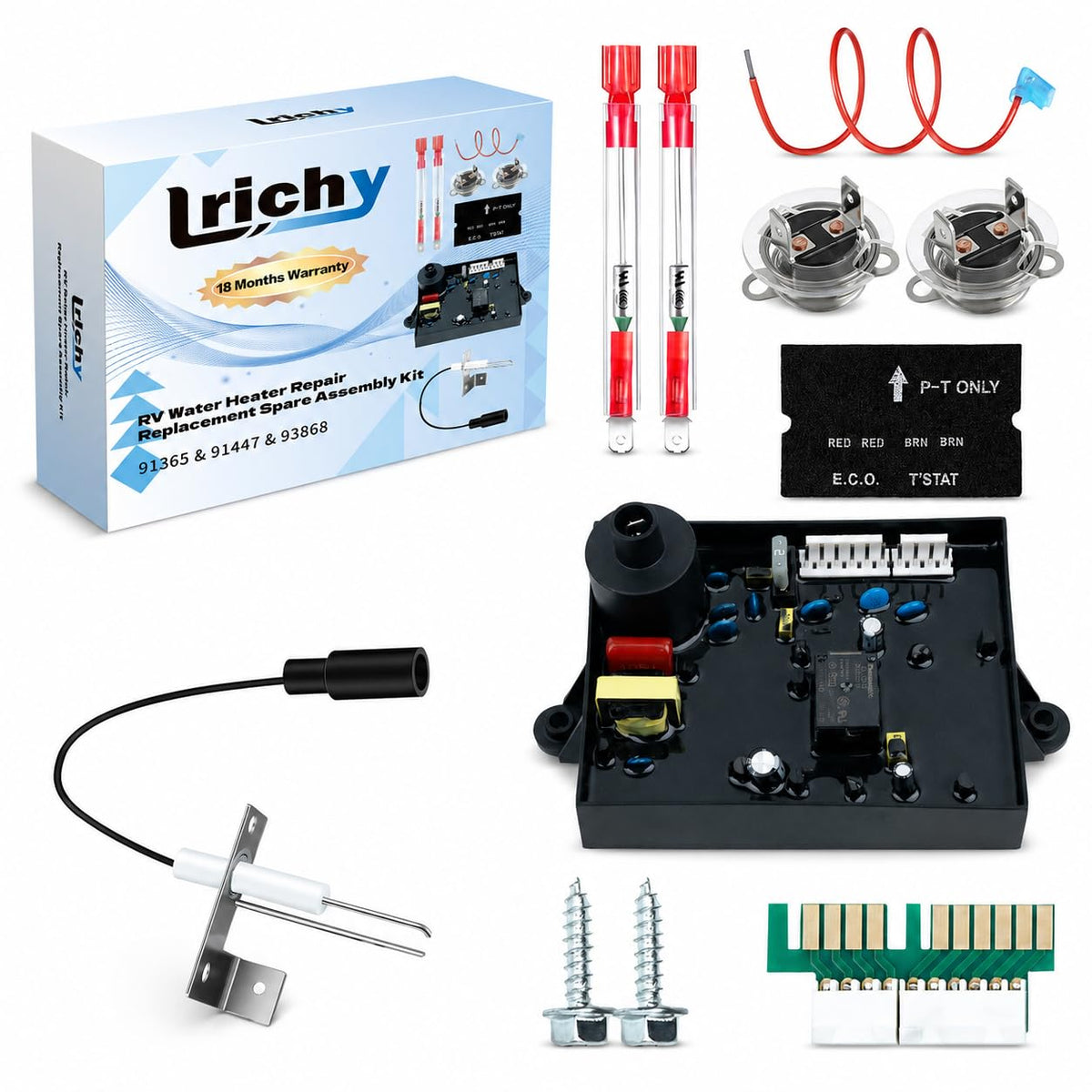 3 in 1 Value RV Water Heater Replacement Part Kit - Image 1