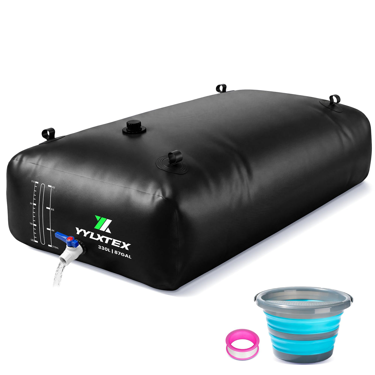 87 Gallon/330L Water Bladder Tank - Portable Collapsible - Image 1