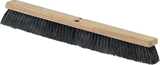 SPARTA Flo-Pac Tampico Floor Sweep, Floor Brush for Cleaning, 36 Inches, Black, (Pack of 6)