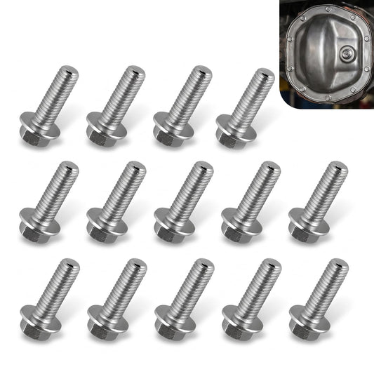 14 PCS M8 x 20mm Hex Flange Head Fastener Kit, Stainless - Image 1