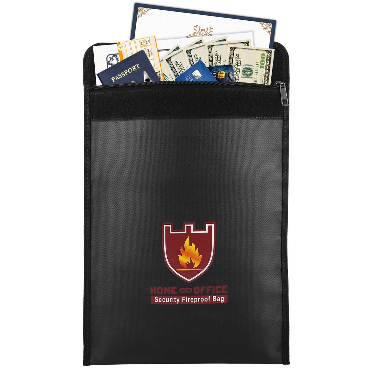 Moko Fireproof Money and Document Bag, 15 x 11 Inch - Image 1