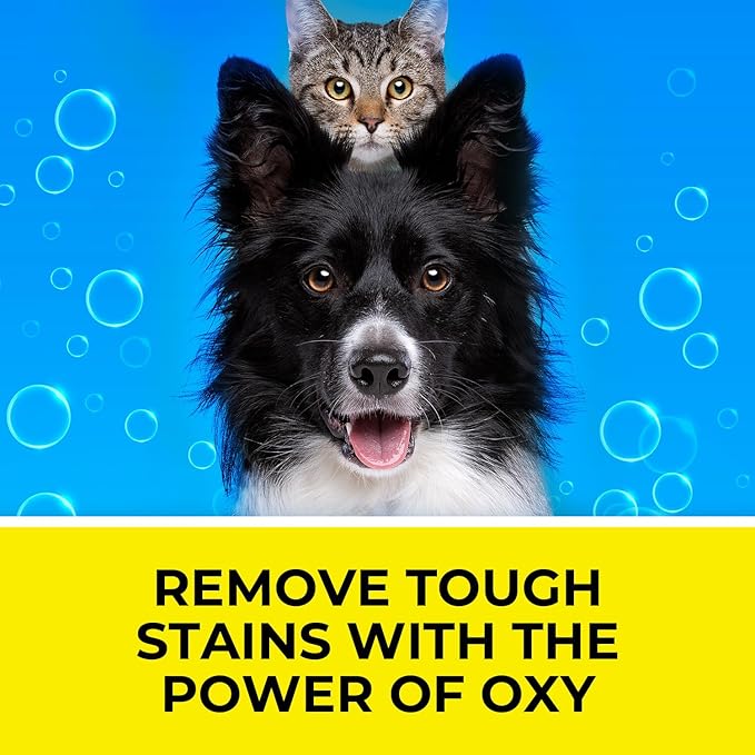 Professional Strength Oxy Carpet Cleaner Solution Deodorizer For use in any Carpet Shampooer Machine for Pet Urine and Stains 32oz.