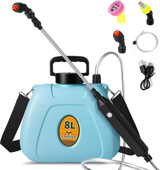 2 Gallon Battery Powered Garden Sprayer,2025 Upgraded | Pet Essentials - Image 1