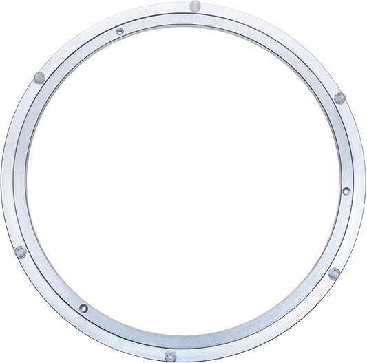 Aluminum Heavy Duty Lazy Susan Rotating Turntable Bearing Swivel Plate Hardware for Dining-Table (18 inch（10mm）)