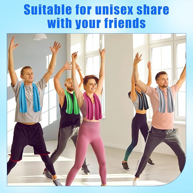 Shellwei 150 Pcs Cooling Towels Bulk 32 x 12 Inch Ice Towel Bulk Cooling Rag for Face and Neck Soft Breathable Microfiber Cloth Chilly Quick Cold for Gym Sport Golf Running Stay Cold (Multiple Colors)