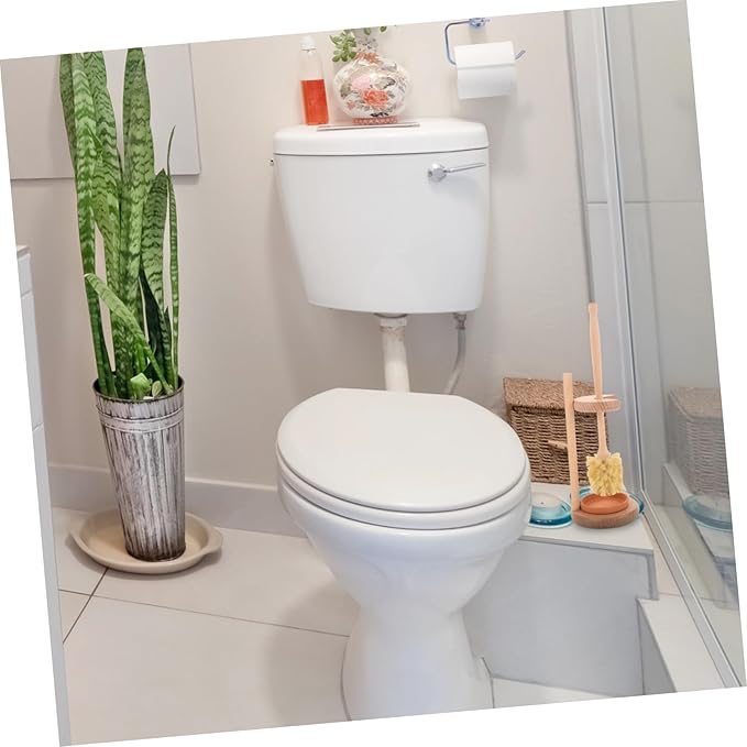 1Set Multifunctional Bathroom Toilet Brush with Storage Holder Long Handle Scrubber for Efficient Heavy Duty Design for Home Use and Deep Removal