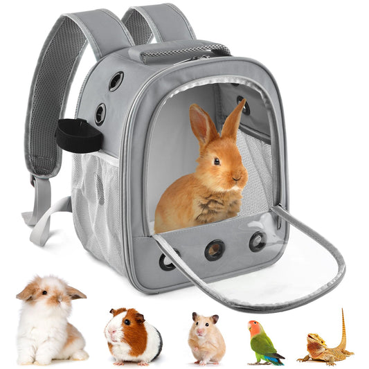 DBNESS Guinea Pig Carrier Backpack, Portable Rabbit Travel - Image 1