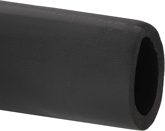 PATIKIL 3-1/2"(89mm) ID x 6.6Ft Pipe Insulation Foam Tubes, Pipe Cover Wrap Roll Bar Padding Tubing for Handle Grip HVAC Outdoor Air Conditioner Units, Black
