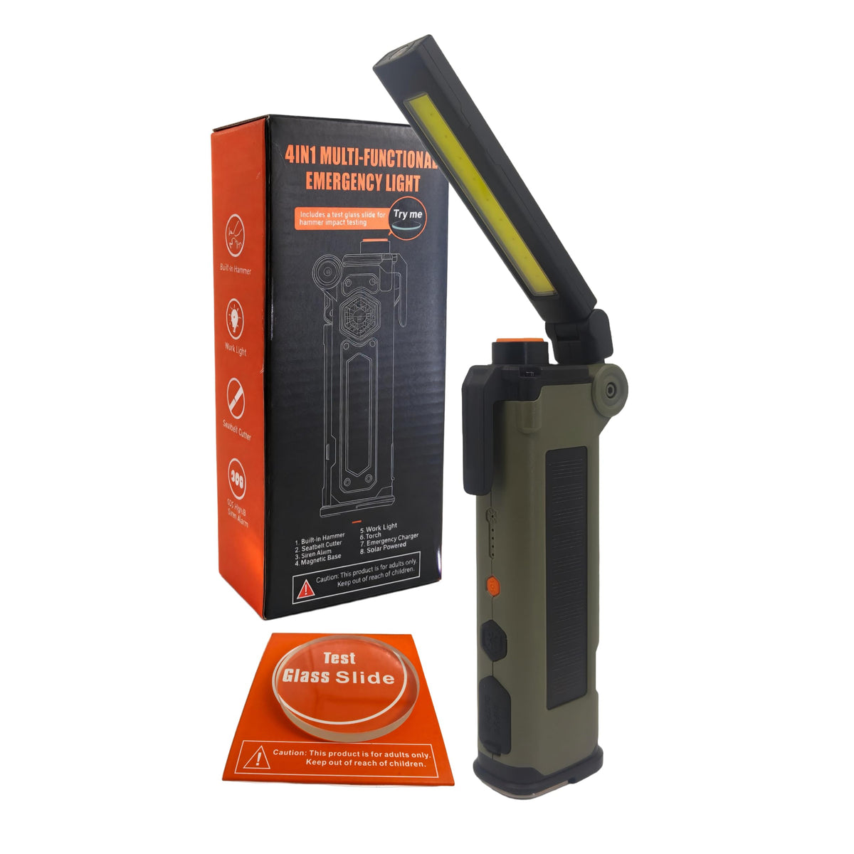8-in-1 Car Emergency Escape Tool with Window Breaker & - Image 1