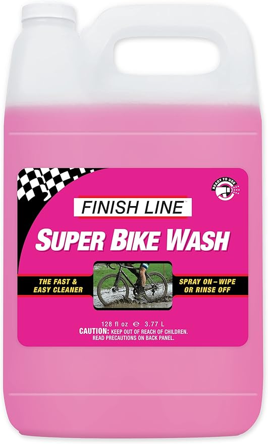 Finish Line Super Bike Wash – Professional Biodegradable Bicycle Cleaner with Advanced Cleaning Agents and Rust Inhibitors – Safe on All Components