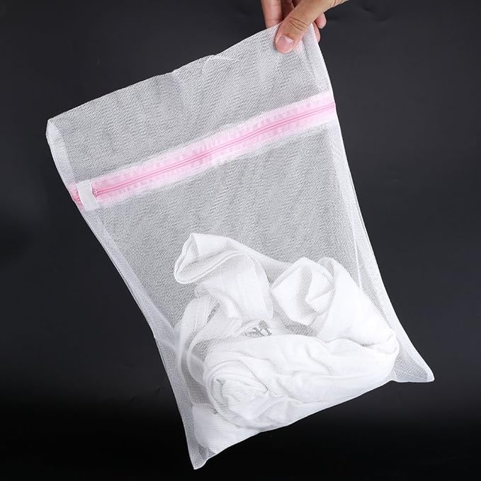 Zipped Lingerie Washing Bag Laundry Machine Mesh Clothes Socks Bra Underwear Bags