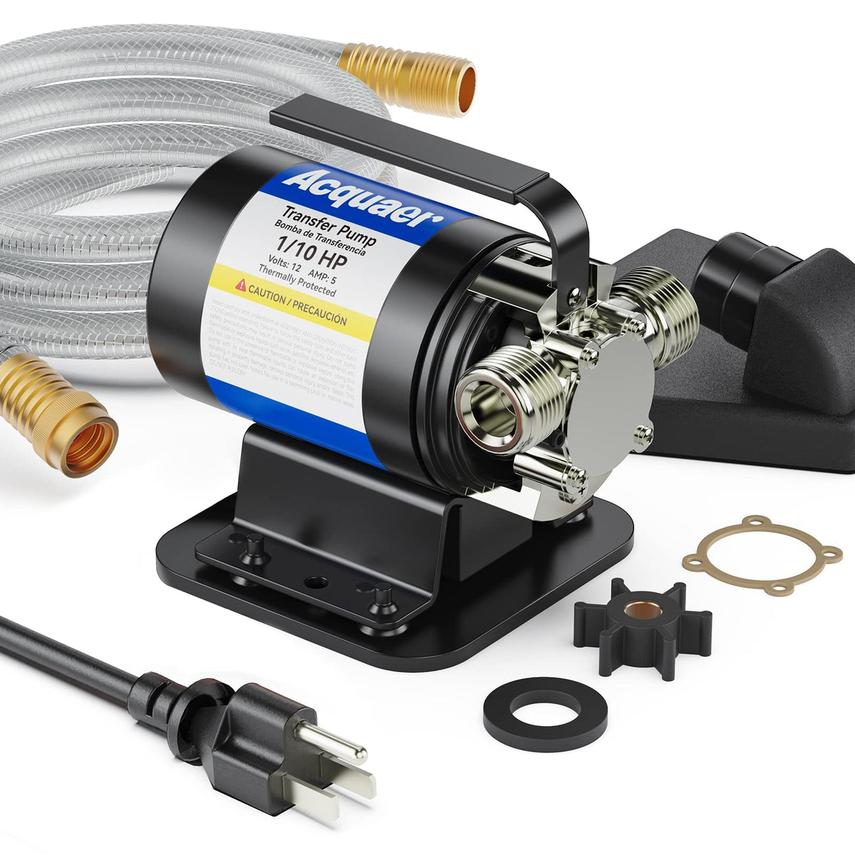 Utility Water Transfer Pump 1/10 HP Portable Electric - Image 1