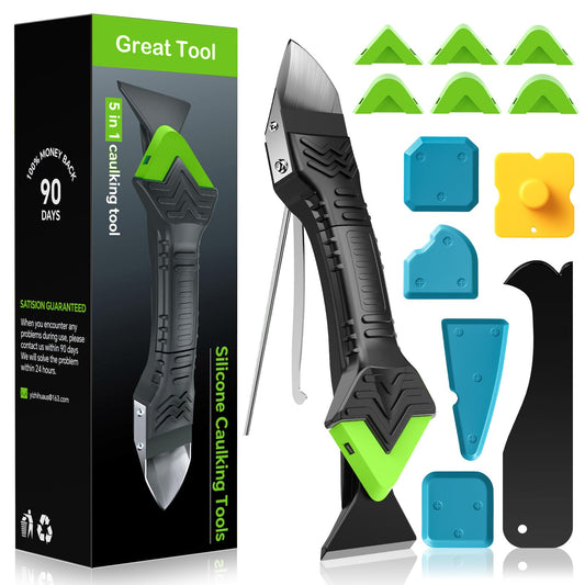 5 in 1 Caulking Tool Silicone Caulking Grout Removal | Home Repair - Image 1