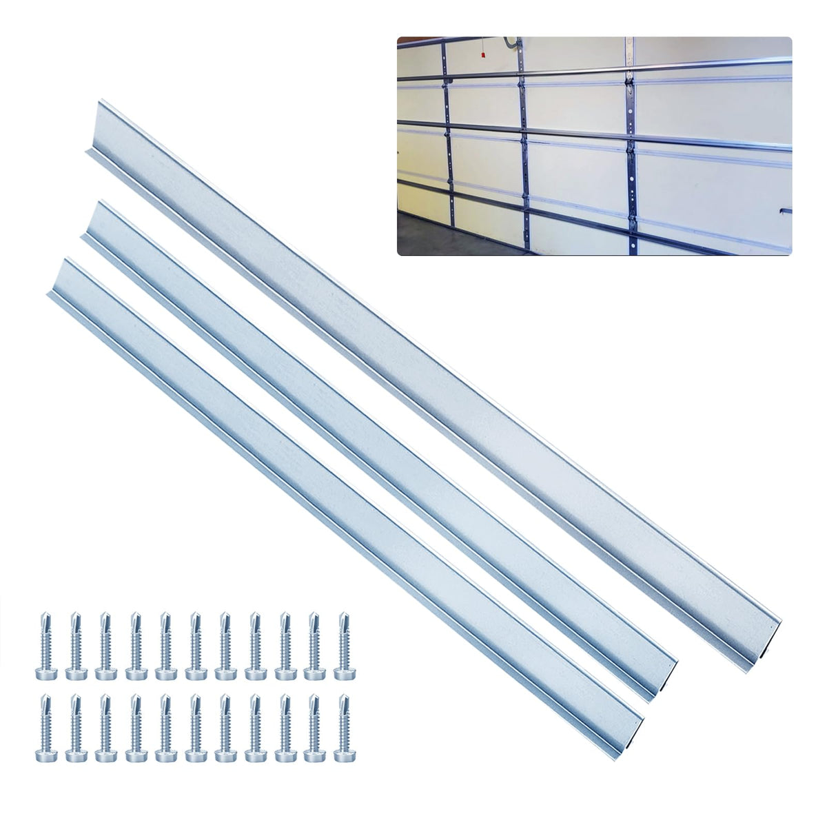 1 Set of 9FT Garage Door Strut Support Brace,9' | Tools & Home Repair - Image 1