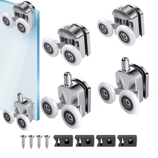 4Pcs Shower Door Roller 25mm Aluminum Alloy Shower Door - Image 1