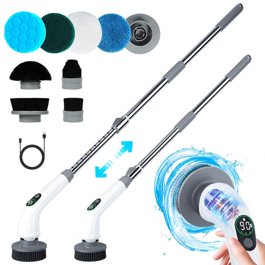 Electric Spin Scrubber, 550 RPM Cordless Home Cleaning - Image 1