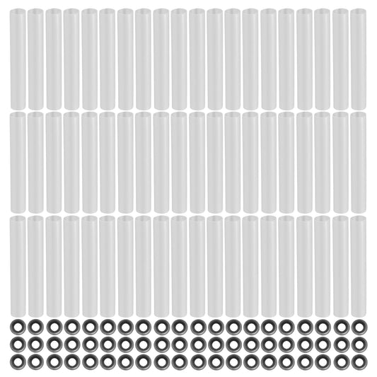 MDEOOSKY 60PCS Garage Door Hinge Quiet Roller Sleeves - Image 1