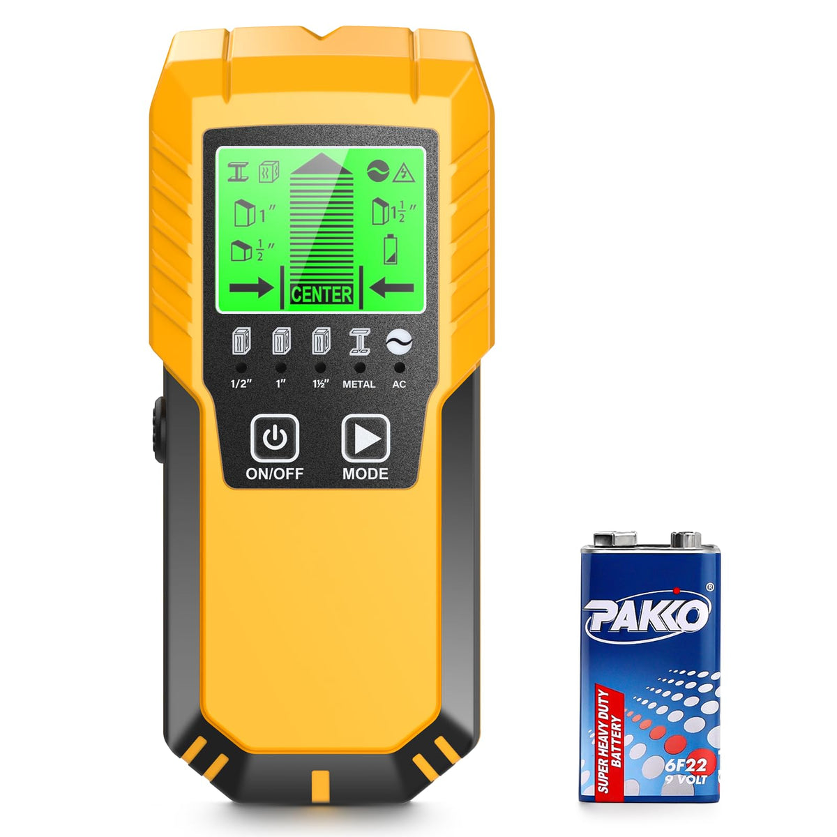 Stud Finder Wall Scanner Detector with Wood Metal AC Wire - Image 1