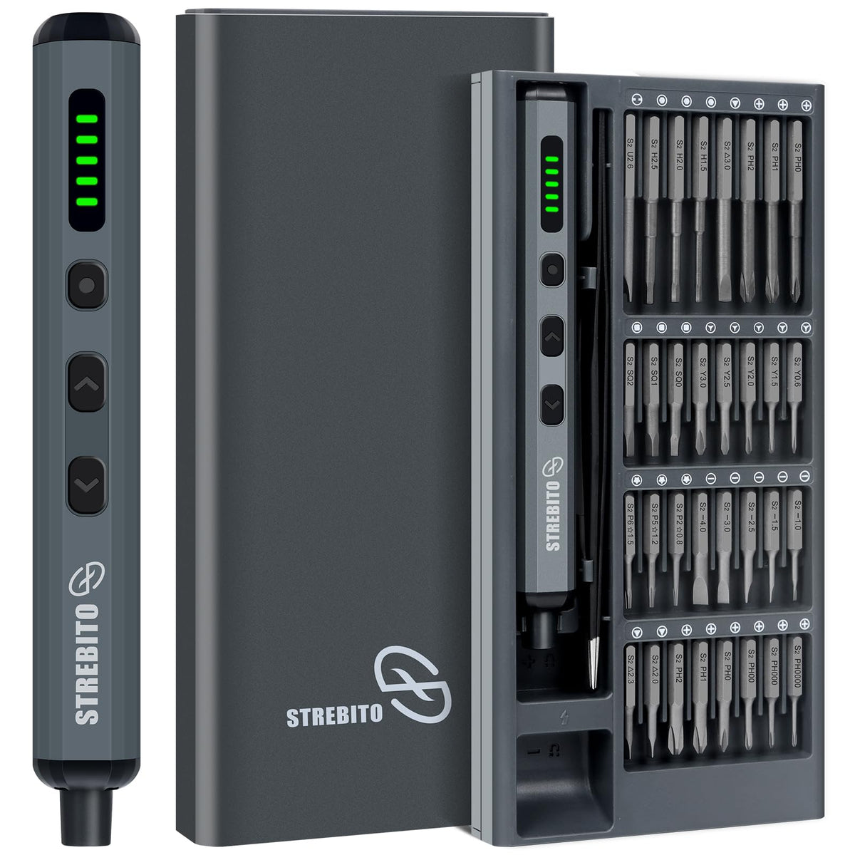 STREBITO Mini Electric Screwdriver Set, 70 in 1 | Hand Tools - Image 1