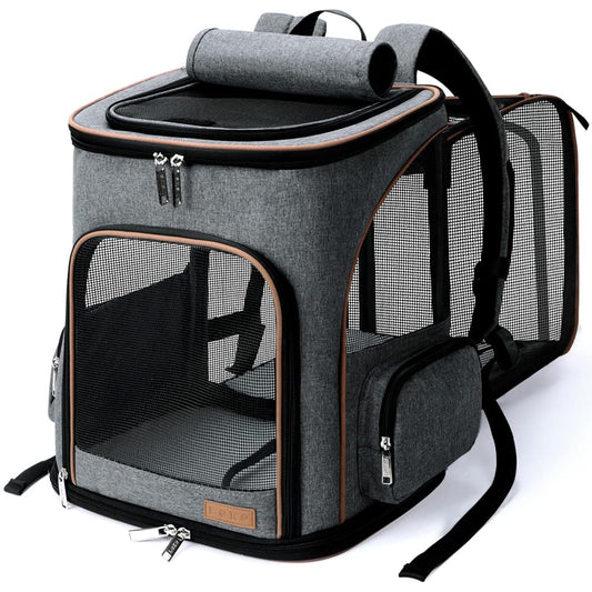 Lekereise Cat Backpack Expandable Pet Carrier Backpack - Image 1