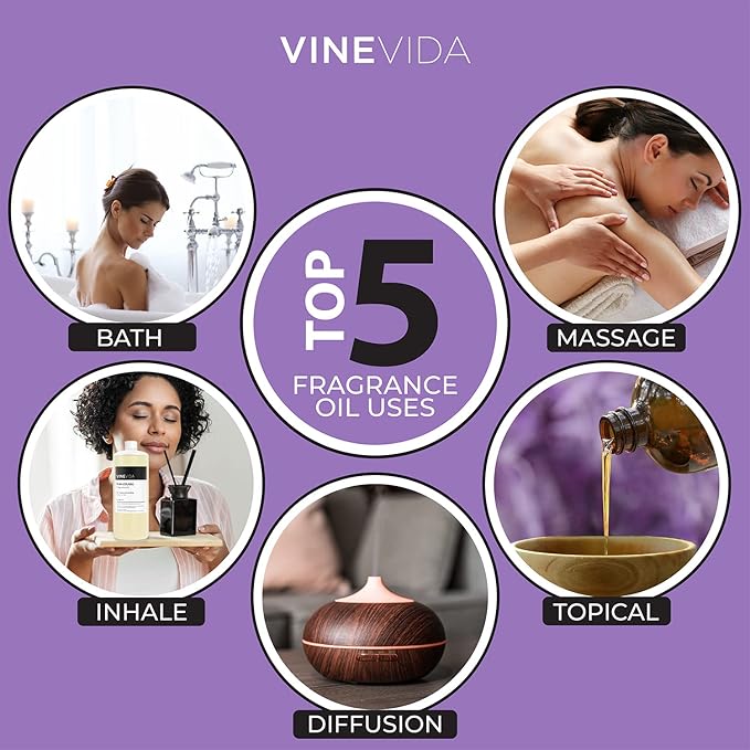 VINEVIDA [32oz] Pina Colada Fragrance Oil for Soap Making, Candle Making, Perfume, Soy Candles, Home Scents, Bath Bombs, Linen Spray, Lotions, Car Freshies